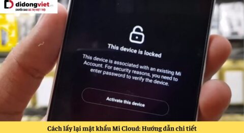 lấy lại mật khẩu mi cloud