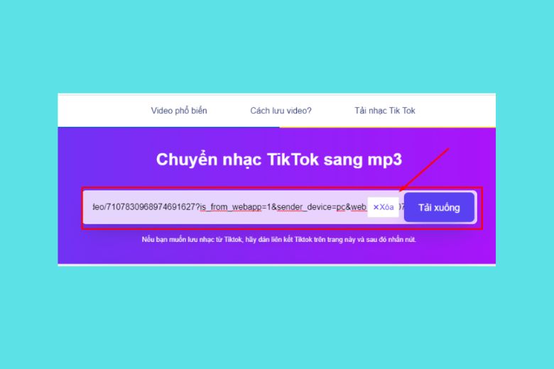 Chuyển video nhạc TikTok sang MP3 làm nhạc chuông bằng ssstik.io