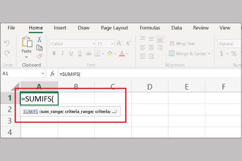 cách sử dụng hàm sumif