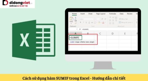 cách sử dụng hàm sumif