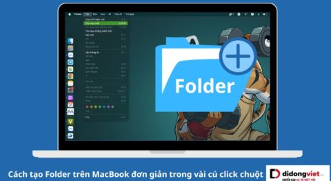 Cách tạo Folder trên MacBook