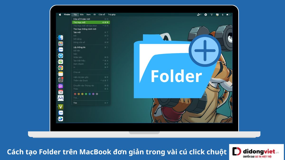 Cách tạo thư mục (Folder) trên MacBook đơn giản trong vài cú click chuột