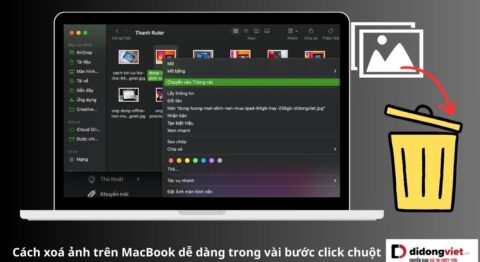 Cách xoá ảnh trên MacBook