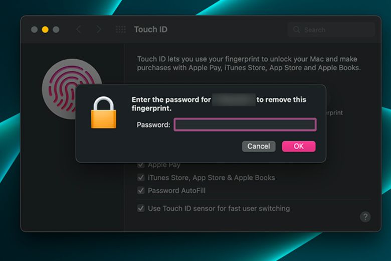 Touch ID trên MacBook