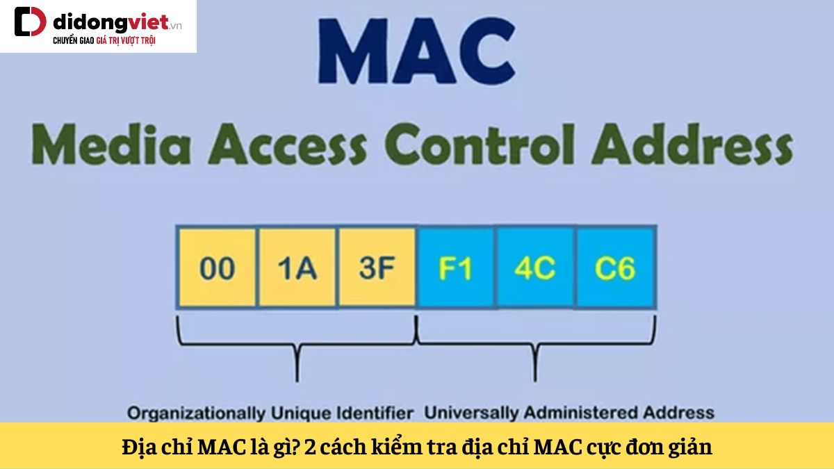 Địa chỉ MAC là gì? Sự khác nhau giữa địa chỉ MAC và IP