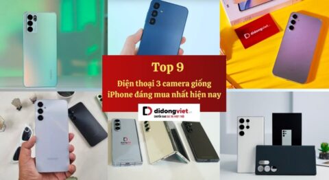 điện thoại 3 camera giống iPhone