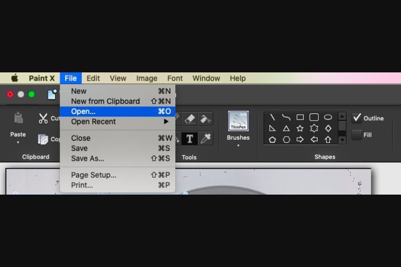 phần mềm Paint cho MacBook
