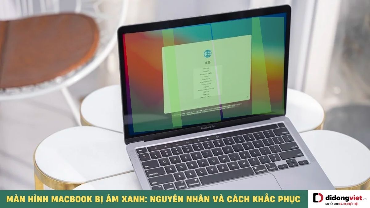 Màn hình MacBook bị ám xanh: Nguyên nhân và cách khắc phục mọi người không nên bỏ qua