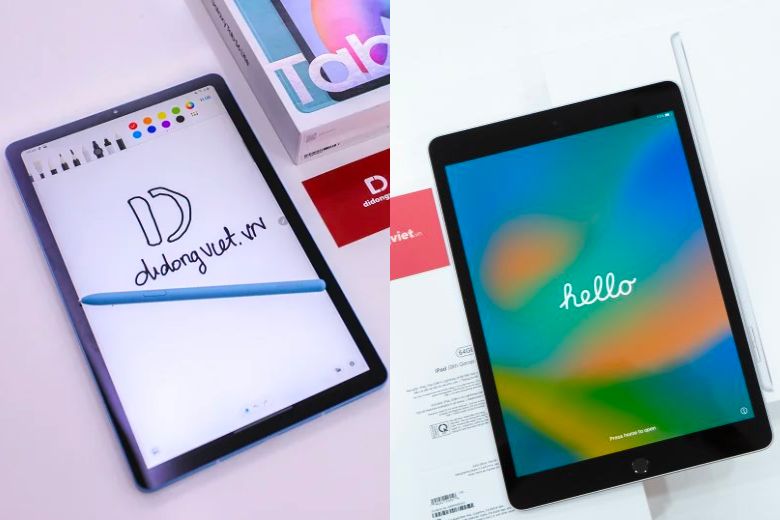So sánh iPad Gen 9 và Samsung Tab S6 Lite