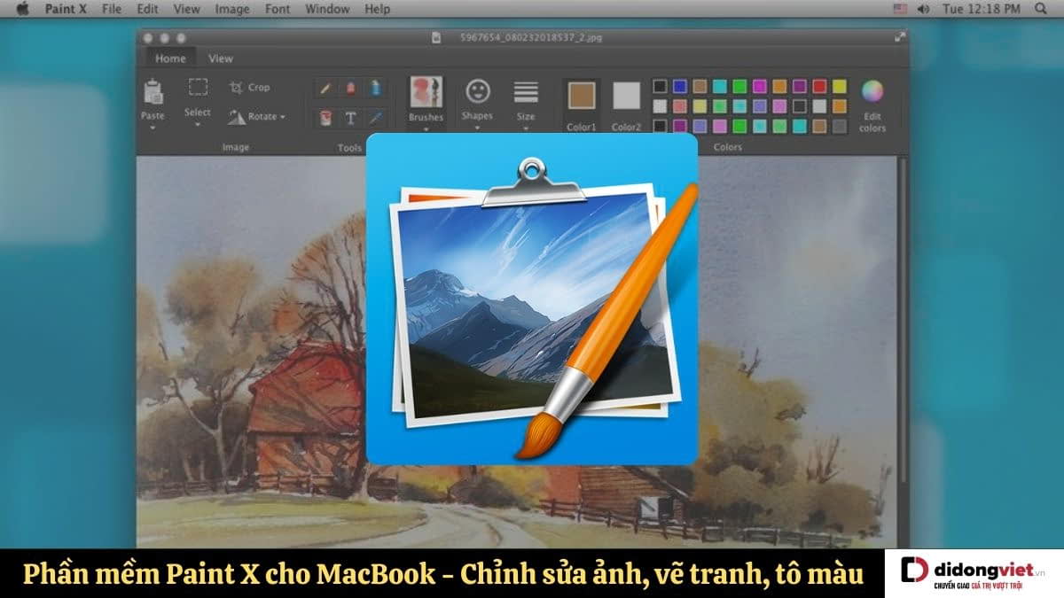 Phần mềm Paint cho MacBook – Chỉnh sửa ảnh, vẽ tranh, tô màu