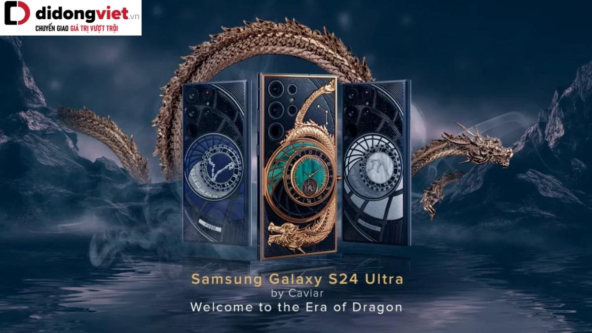 Kỷ nguyên Rồng của Caviar – Samsung S24 Ultra khoác lên mình lớp vỏ xa xỉ