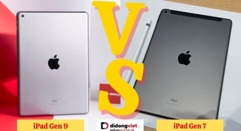 So sánh iPad Gen 9 và iPad Gen 7