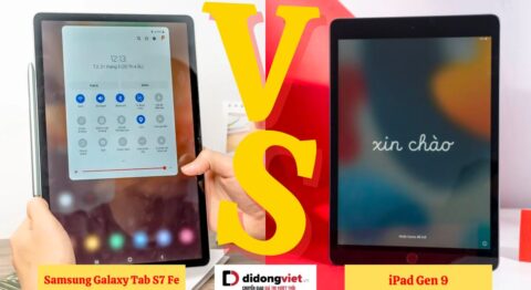 So sánh iPad Gen 9 và Samsung Tab S7 Fe