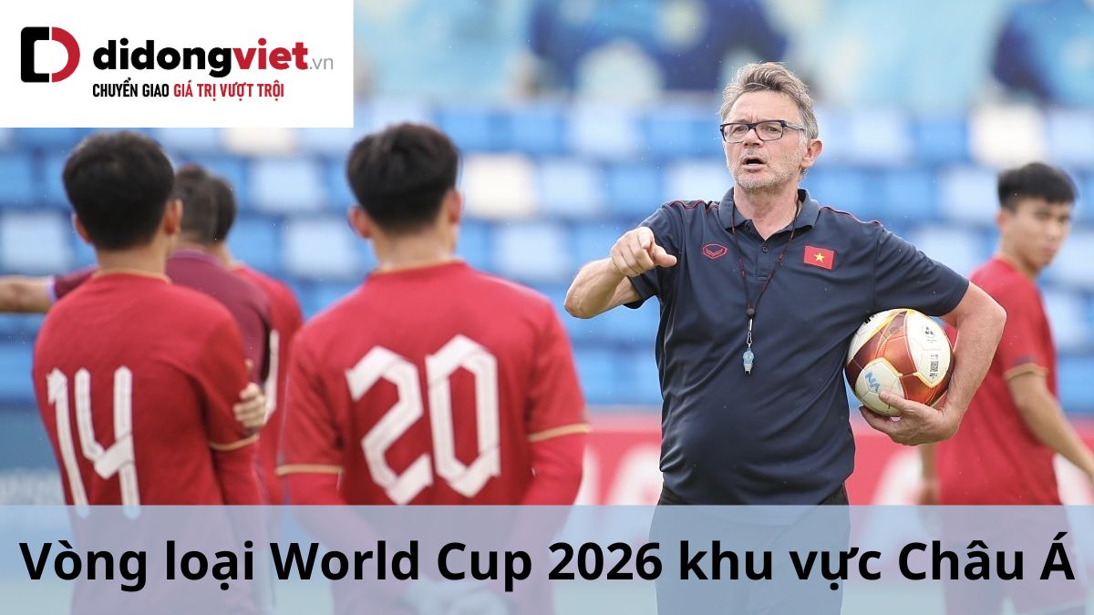 Bảng xếp hạng vòng loại World Cup 2026 khu vực châu Á (cập nhật liên tục)