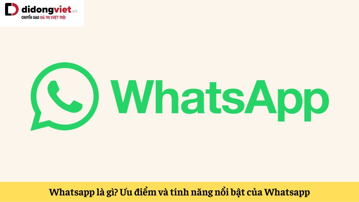 Whatsapp là gì? Ưu điểm và những tính năng nổi bật của ứng dụng Whatsapp