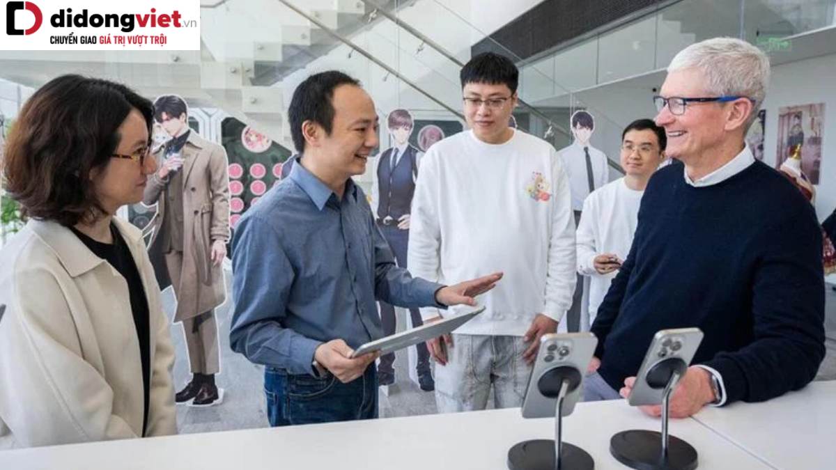 Tim Cook ghé thăm Trung Quốc trước khi Apple Store mới tại Thượng Hải khai trương