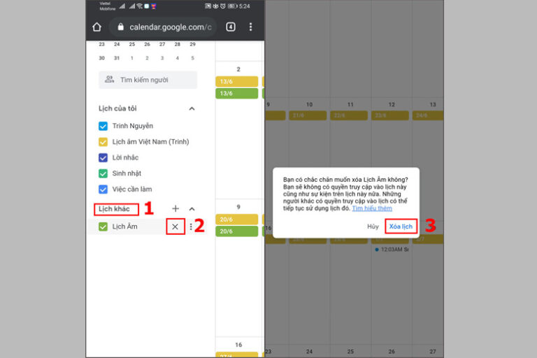 Cách cài đặt lịch âm trên điện thoại iPhone/Android đơn giản