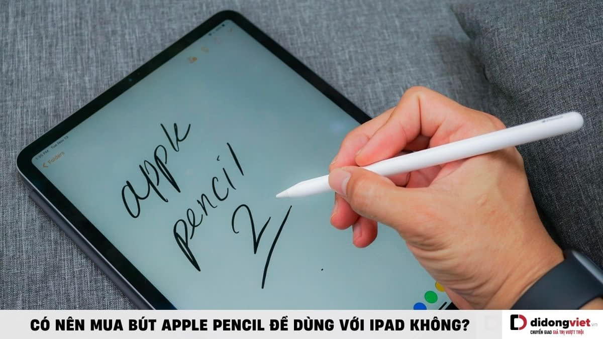 Có nên mua bút Apple Pencil hay mua bút cảm ứng giá rẻ hơn?