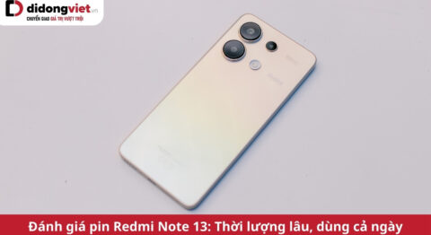 đánh giá pin redmi note 13