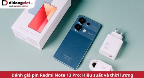 đánh giá pin redmi note 13 pro