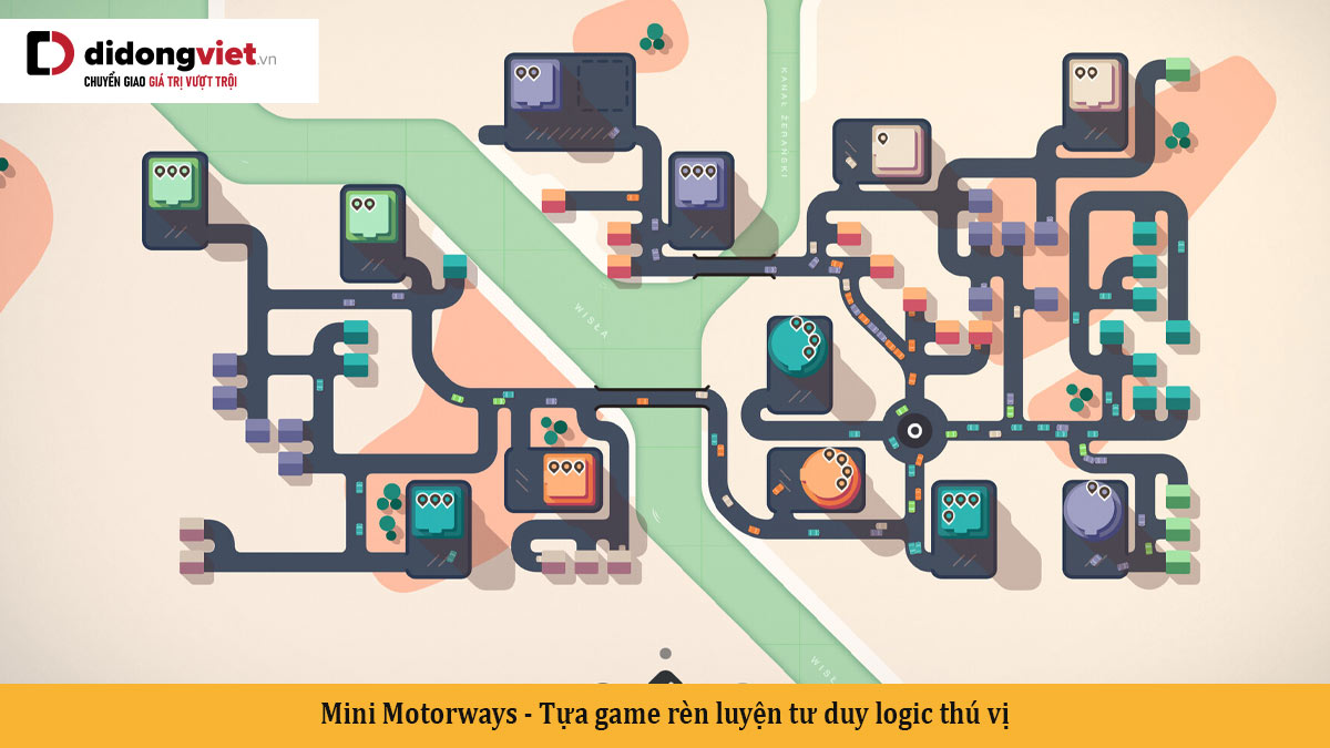 Mini Motorways – Tựa game rèn luyện tư duy logic thú vị