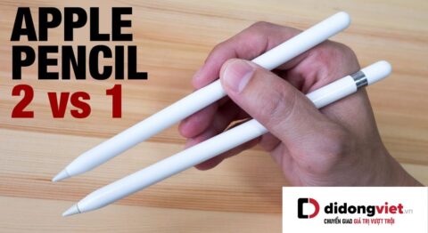 so sánh apple pencil 2 và pencil 1