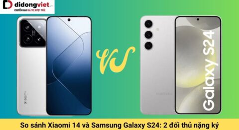 so sánh xiaomi 14 và samsung galaxy s24