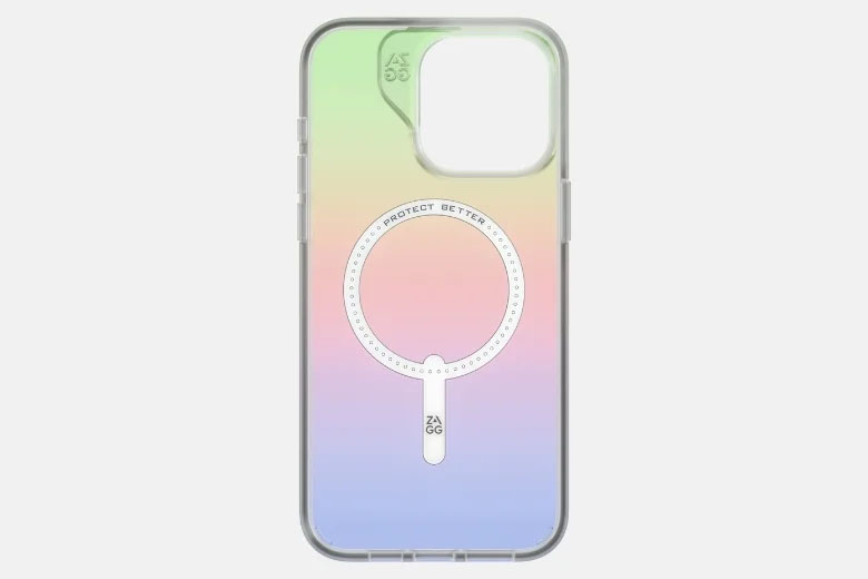 Trên tay ốp lưng iPhone 15 ZAGG Milan MagSafe Iridescent