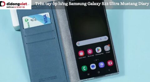 Trên tay ốp lưng Samsung Galaxy S23 Ultra Mustang Diary
