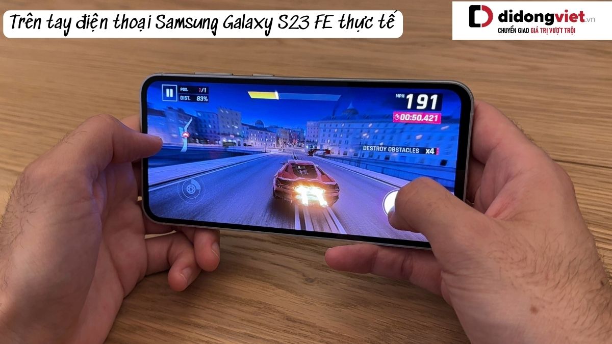 Trên tay điện thoại Samsung Galaxy S23 FE: Thiết kế trẻ trung, chip Exynos 2200, giá từ 14.89 triệu đồng