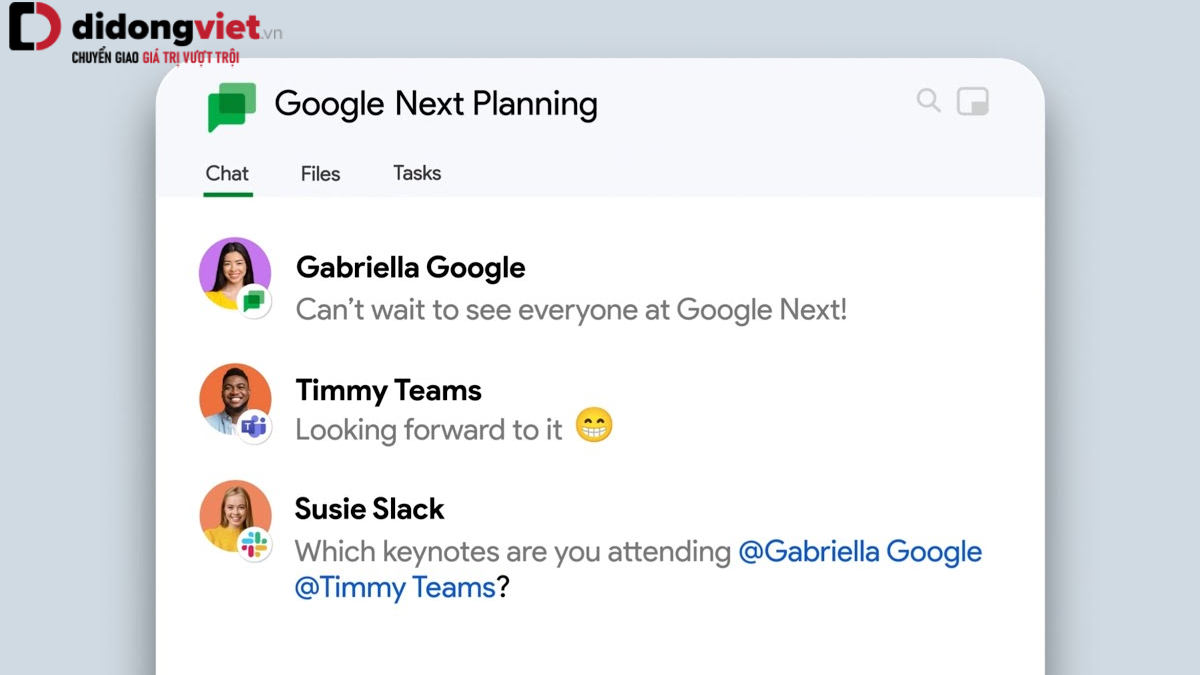 Google Chat sẽ cho phép người dùng trò chuyện với Slack và Microsoft Teams: Lời hứa hẹn hay rào cản?