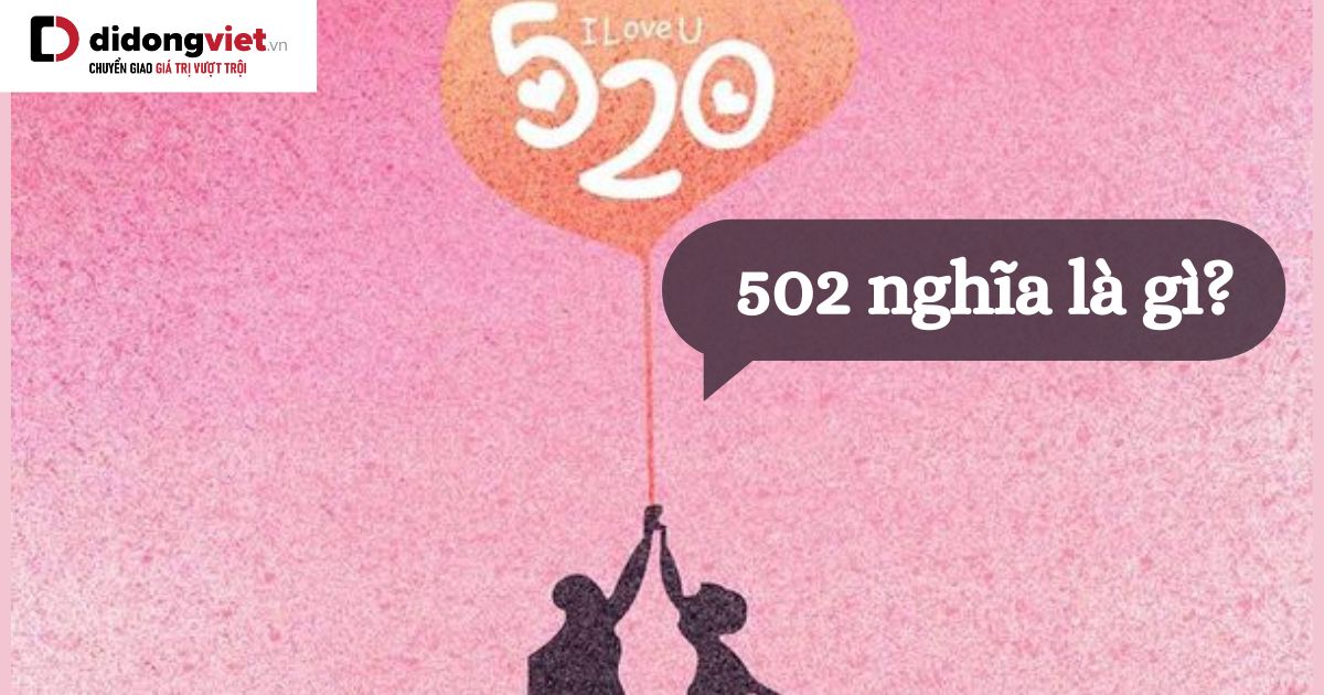 502 nghĩa là gì? Bật mí ý nghĩa 502 trong tình yêu có thể bạn chưa biết