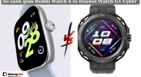 So sánh Redmi Watch 4 vs Huawei Watch GT Cyber: Dòng nào tốt hơn? Redmi Watch 4 vs Huawei Watch GT Cyber