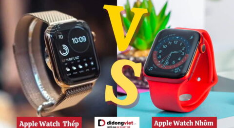 Apple Watch nhôm và thép