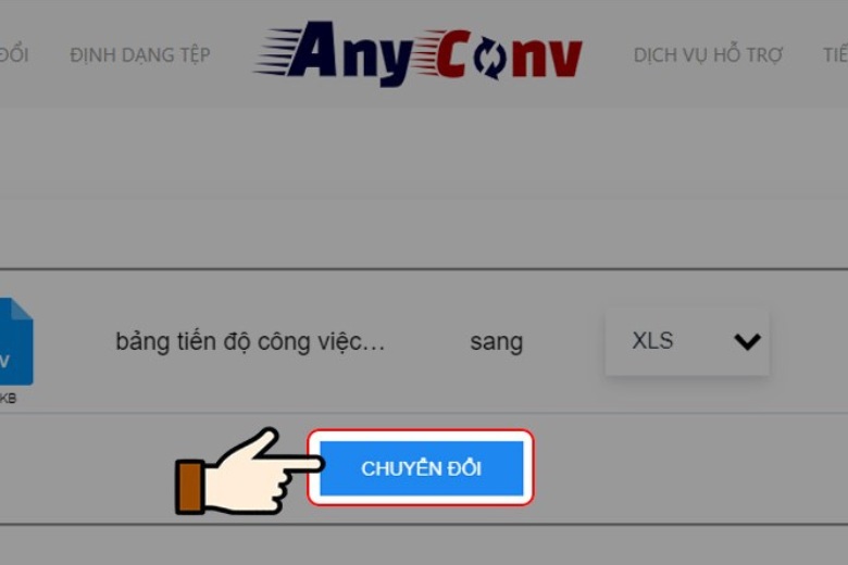 chuyển file csv sang excel