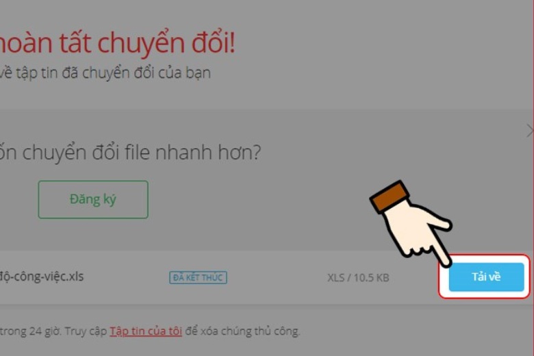 chuyển file csv sang excel