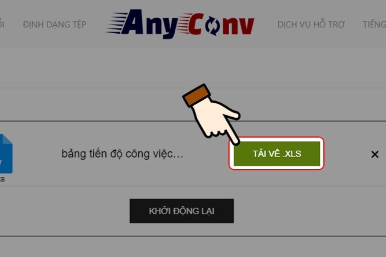 chuyển file csv sang excel