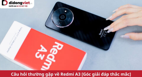câu hỏi thường gặp về redmi a3