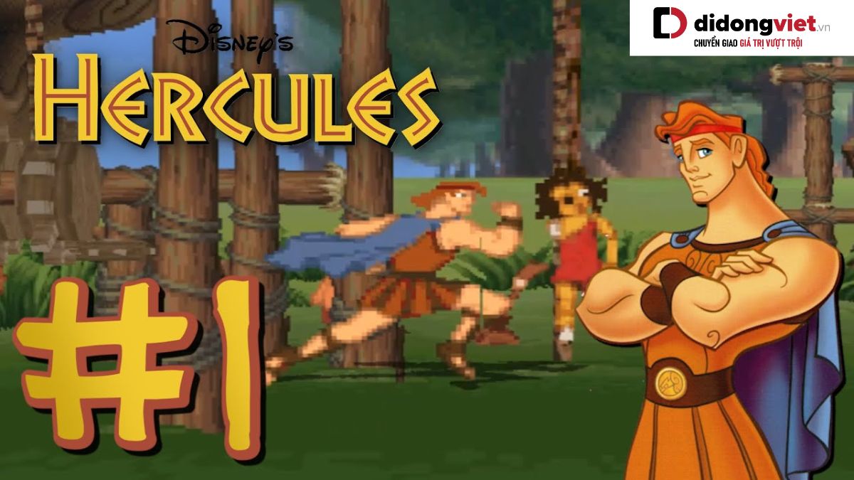 Hóa thân thành anh hùng Hercules trong thế giới thần thoại Disney’s Hercules