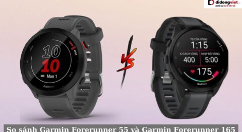 Garmin Forerunner 55 vs Garmin Forerunner 165