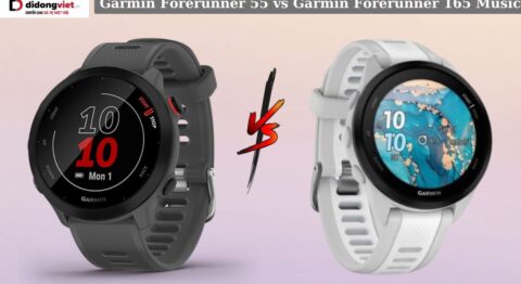 So sánh Garmin Forerunner 55 vs Garmin Forerunner 165 Music chi tiết Garmin Forerunner 55 vs Garmin Forerunner 165 Music