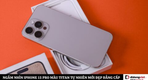 iPhone 15 Pro màu Titan tự nhiên