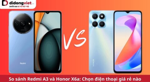 so sánh redmi a3 và honor x6a