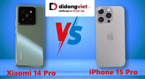 so sánh xiaomi 14 pro và iphone 15 pro