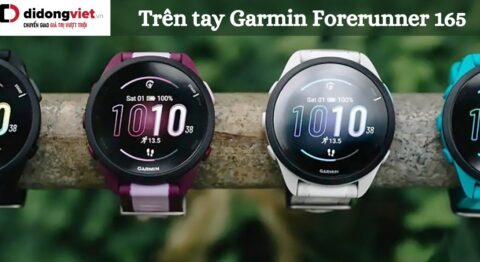 Trên tay đồng hồ Garmin Forerunner 165: Chạy bộ, theo dõi sức khỏe Trên tay Garmin Forerunner 165