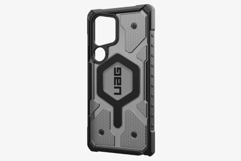 tren tay op lung Samsung Galaxy S24 Ultra UAG Pathfinder Clear with Magnet 3
