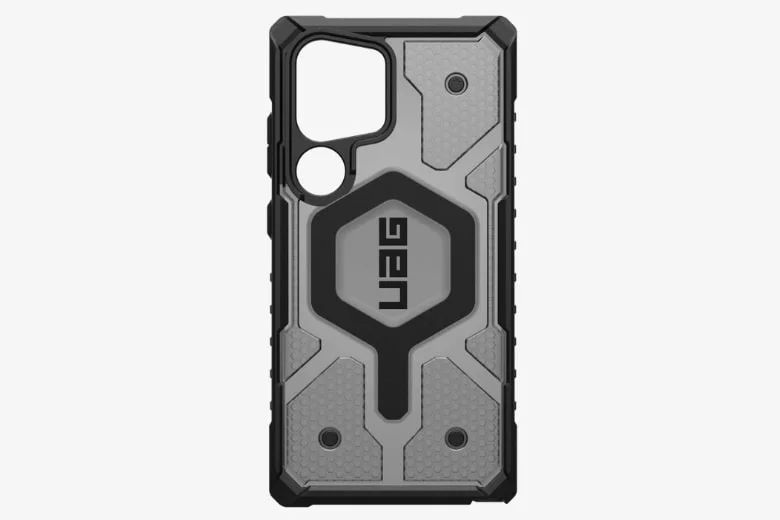 tren tay op lung Samsung Galaxy S24 Ultra UAG Pathfinder Clear with Magnet