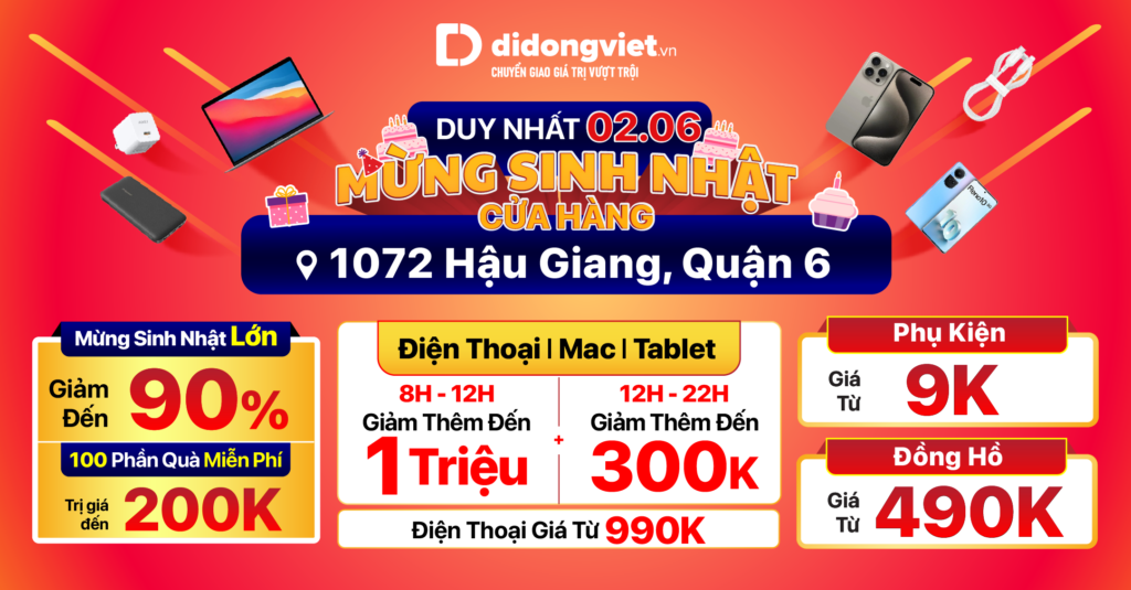 Mừng sinh nhật Di Động Việt 307 3 tháng 2 Quận 10. Duy nhất 02.06, Điện ...