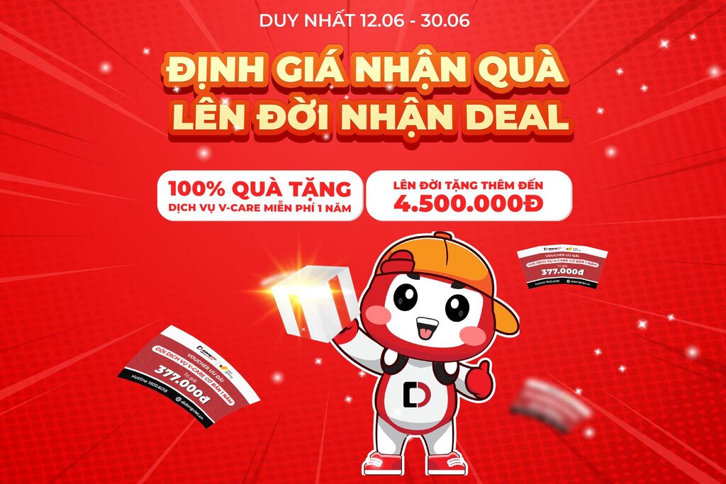 Thu cũ đổi mới lên đời - Tặng thêm đến 4 triệu Cam kết giá thu đổi cao nhất thị trường. Duy nhất tại Di Động Việt 15 Dinh Gia 16