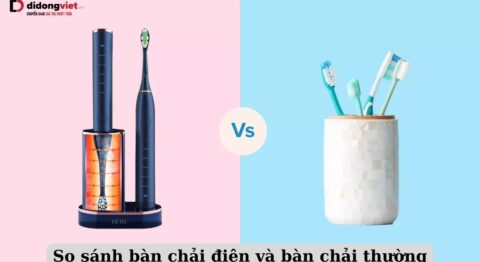 bàn chải điện và bàn chải thường